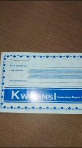 Kwitansi 2 Ply Bamboo / Kwitansi 2 Rangkap Bamboo (SATUAN)