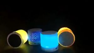 LED Bluetooth Speaker Mini Bluetooth Speaker With Light  Support USB/ TF Card/Speaker USB Music Loudspeaker Mini Berlampu