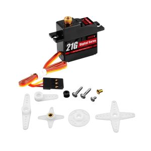 NEEBRC 21G Metal Gear Digital Servo for 1/12 1/14 1/16 1/18 RC Car Crawler Plane Boat Wltoys Hyper Go MN99S MN78 MN82 MN168 WPL
