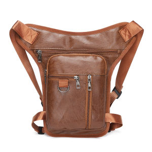 1 piece of leg bag for men and women outdoor waist bag motorcycle and bicycle multi pocket waist bag adjustable shoulder strap