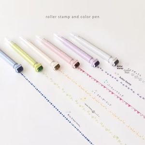 Kutsuwa | Dual-tip Stamping Highlighter Pen