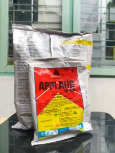 Insektisida APPLAUD 10 WP kemasan bervariasi dari PT Petrokia Kayaku