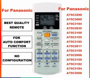 For Panasonic Aircon Remote Control (Patrol Function) Panasonic Remote Control Controller For A75C3298 A75C3060 A75C3182 A75C2817 A75C3182 A75C2913(24-5-28)