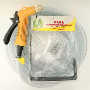Paket Selang Air 1/2 Inch Tebal 1 MM Benang Bening Elastis