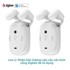Động Cơ Rèm Thông Minh Tuya Zigbee Có Móc Treo Cho Đường Ray La Mã Điều Khiển Bằng Giọng Nói Tương Thích Với Siri Google Home Alexa Pusher Robot