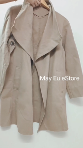 FS-J0020 Korean Style Trendy Coat Collar Long Sleeve Pocket Jacket 韩版长袖口袋显瘦外套宽松纯色开衫
