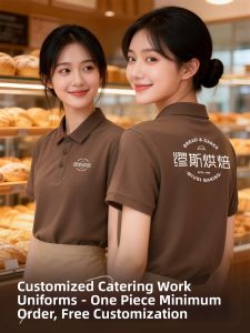 Custom Logo Breathable and Sweat Absorbent Polo Workwear Short Sleeve Cotton