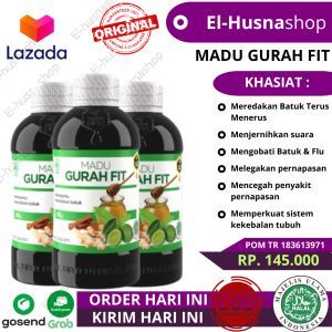 Madu Gurah Fit Asli Original Obat Batuk Berdahak Asma Paru Paru Paling Ampuh