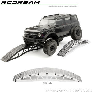 RC Car Obstacle Ramp Stainless Steel Bridge Model for 1/18 1/24 Mini Rc Car Crawler Climbing Scene Prop