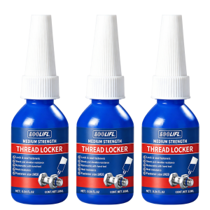 LOOLIFL | Loolifl Threaded Lockers-Blue 243 Red 271 Metal Screw Locking Sealant for Bolts/Nuts/Fasteners-Prevents Loosening/Corrosion 50ml