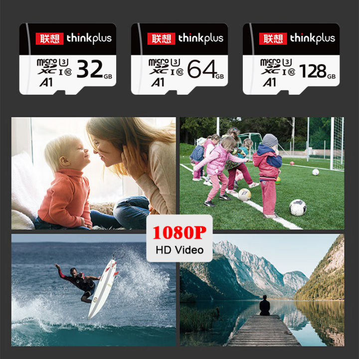 Lenovo micro sd card ultra microsdxc 100mb s 128 64 32gb high speed