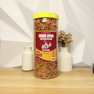 Bawang goreng tanpa campuran 400gr kemasan toples