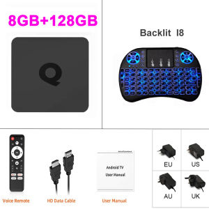 Android 16 Smart TV Box Q1 8GB 256GB AWH313 Dual Wifi BT5.4 4K 8K HDR Video Google Voice Assistant Media Player Fast Set Top Box