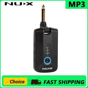 Nux | NUX Mighty Plug Pro MP-3 Headphone Amp for Guitar/Bass Various Effects Amp Modeling IRs