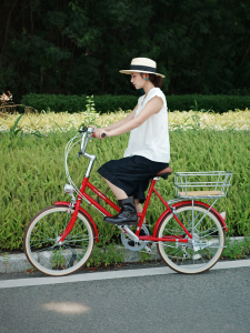 Neusca Womens Commuter Bicycle Adjustable Speed Adult Single Bike Lightweight Commuting Bike High Carbon Steel Frame