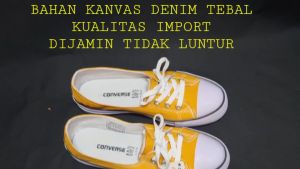 SEPATU kasual slip on flatshoes loafers wanita terbaru 2023 kekinian bahan canvas import untuk kerja santai kuliah hijabers murah berkualitas