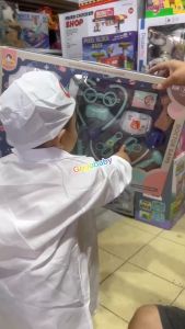 ของเล่น ชุดหมอ เสื้อกาวน์ ..หมอ พยาบาล ชุดอาชีพ ของเล่นคุณหมอ หมอเด็ก เสื้อหมอ Doctor set DF546-116A