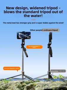 RQZN | 360 Degree Rotatable Multi-Function Anti-Shake Selfie Stick & Tripod
