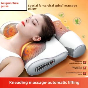 Neck Massager Premium Brand Full Body Treatment Wheel Roller Pillow for Cervical Shoulder and Lumbar Relaxation