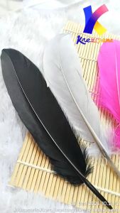 Bulu ayam tegak bulu aksesoris bulu ayam tangkai 12-21cm per 1 pcs