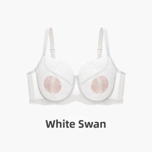 Light Breathable Anti-bacterial Bust-minimizing Bra No Show Dots Gather Side Breast