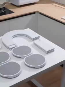 360° Rotating Dining Table Tray Portable Turntable Expandable Rotating Tray Buffet Tray Kitchen Turntable 飯桌转盘