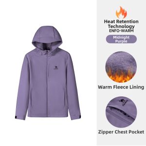 CAMEL | Hooded Womens Windproof Outdoor Sport Jacket