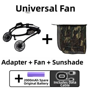 Detachable Cooling Fan Construction Safety Helmet Accessory