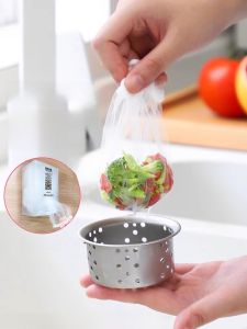 Kitchen Sink Strainer Filter Disposable Drain Cover Vegetable Washing Dishwashing Drain Net Clog Prevention Tool