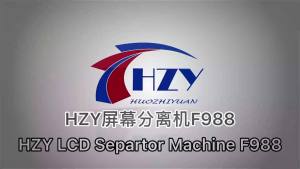 HZY F988 LCD Screen Separator Machine Temperature Adjusted 50~130°C Built-in Pump Vacuum For 8 inches Phone Separation Repair