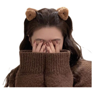 Kẹp Tóc Tai Thỏ Dễ Thương Kẹp Tóc Lông Cừu Mới Kẹp Tóc Trùm Đầu Mùa Thu Đông Phụ Kiện Tóc Dễ Thương Cho Bé Gái