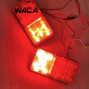 Kokla [พร้อมส่ง] ไฟเบรกท้ายรถ ไฟสปอร์ตไลท์ led 12v โวลต์ด้านหลังหยุด LED ไฟท้ายเบรกตัวบ่งชี้รถบรรทุกรถตู้โคมไฟรถพ่วงแสงกันน้ำ (1ชิ้น) ไฟเลี้ยว ไฟเบรก ไฟท้าย E53 FSA WACA ไฟ