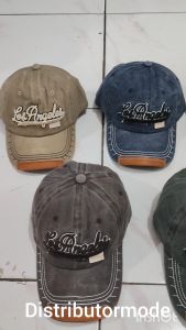 Topi Baseball Los Angeles est 1958 6 Varian Warna