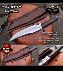 pisau Bowie buscharft HSS survival outdoor pisau camping