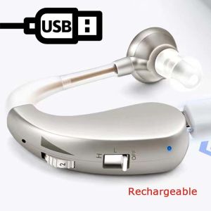 Rechargeable Mini Hearing Amplifier For DeafnessHearing AidIntelligent Ear hearing loss aids for Elderly and senior