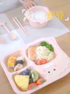 Mamibayi Piring Tempat Makan Bayi Set Alat Makan Anak