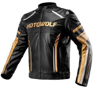 Motowolf | Fall Prevention Warm Mens Motorcycle Jacket