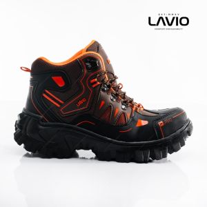 Sepatu Safety wanita Boots Tinggi Ujung Besi Safety Outdoor Wanita Keren Anti Licin Lavio Gradien Septi Kerja Proyek Lapangan Size 36 - 40