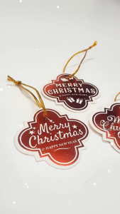 Hangtag - Hang Tag - Aksesoris NATAL - Christmas isi 100 pcs - HTN 2 (100 pcs)