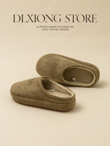 Dép Bông Cao Cấp Mùa Thu Đông Trong Nhà Cho Nam Và Nữ Bằng Vải Nỉ Chống Trượt Dép Lót Lông Cừu Ấm Áp Cho Cặp Đôi Mùa Đông