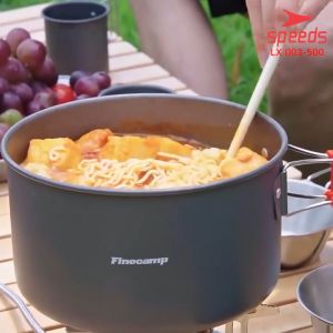Speeds Alat Masak SET Camping Nesting Stove Panci Teko Cookware Portable 003-500-501