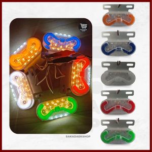 Super Terang Lampu Led Bak Truk Fuso Model Kekinian Tronton Bis Lampu Samping Bak Sen Diam 24V Universal Car Bis Truck