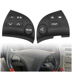 2pcs Steering Wheel Control Button Cover  84250-33190 Fit for Lexus ES350 2006-2012