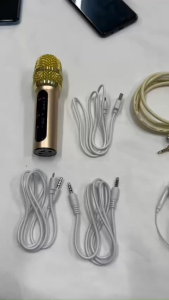 Mic C11 bản nâng cấpkèm dây Livestream chế song ca 2 ngườita nghe và phụ kiện