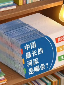 WOWEIAOKUANG | Educational Knowledge Cards for Fun History Language Geography Learning
