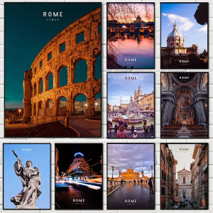 Rome Italy Vatican City Travel 5D DIY Diamond Painting Embroidery Colosseum Cross Stitch Wall Art Handwork Room Decor