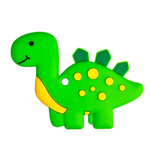 Newborn Dinosaur Teether Baby Food Grade Silicone Safe Chewing Teething Toys for Teething Biting and Chewing Needs