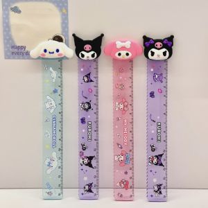 【SSRN】 Acrylic Straight Rulers Cartoon Ruler Kid School Stationery Supplies Measuring Drawing Tool #BK0234#