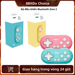 Tay Cầm Chơi Game Bluetooth 8BitDo Zero 2 Dành Cho Nintendo Switch Windows Android Mac OS Mini Game Console Tương Thích USB Không Dây Chơi Game Joystick