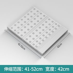 Expandable Closet Cabinet Partition Board Layer Bearing Shelf Storage Rack No Drilling Required Versatile Organizer for Clothes And Accessories